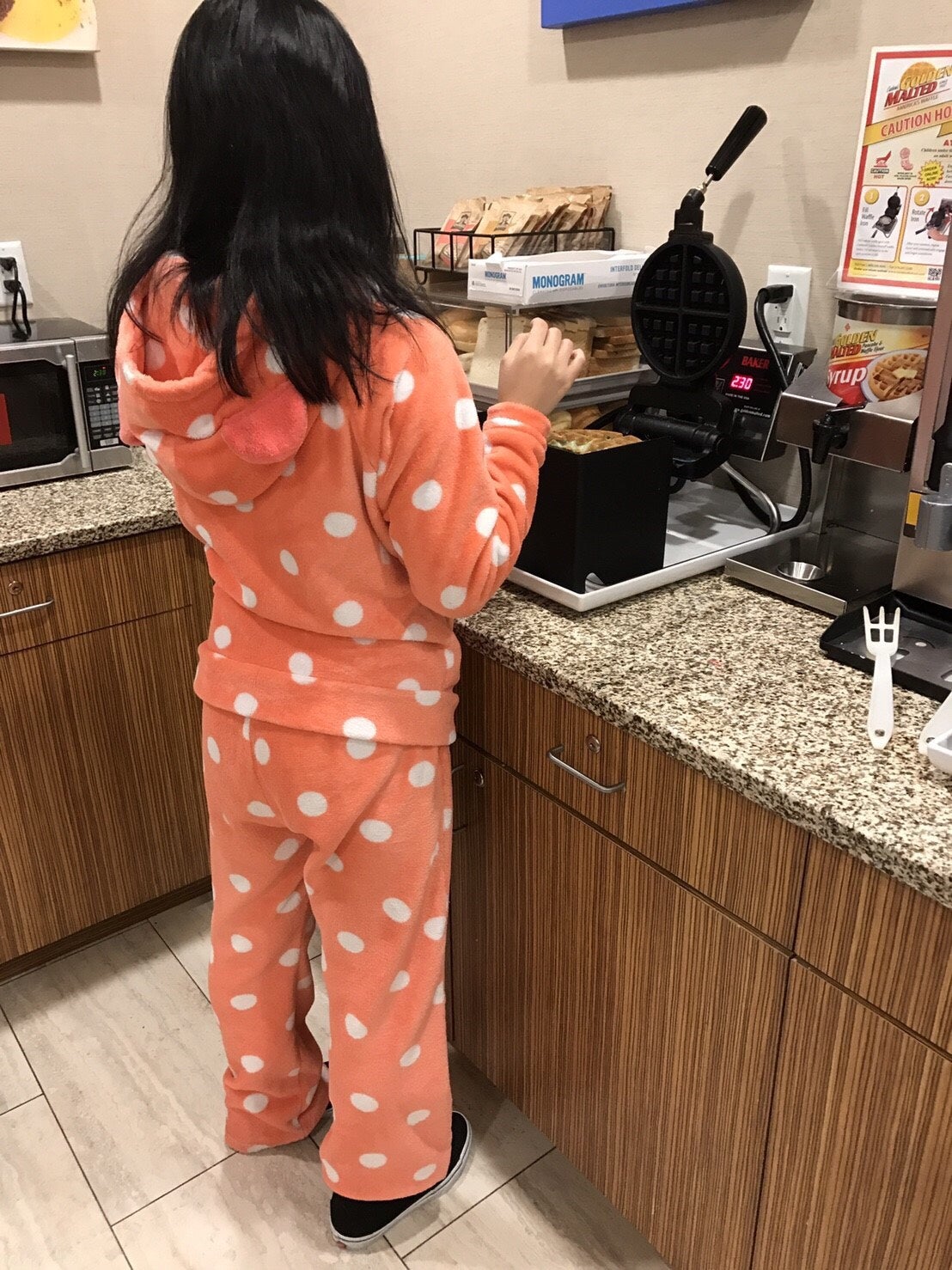 amiが隠し撮りしたNono（2017年1月／NYのホテルにて）