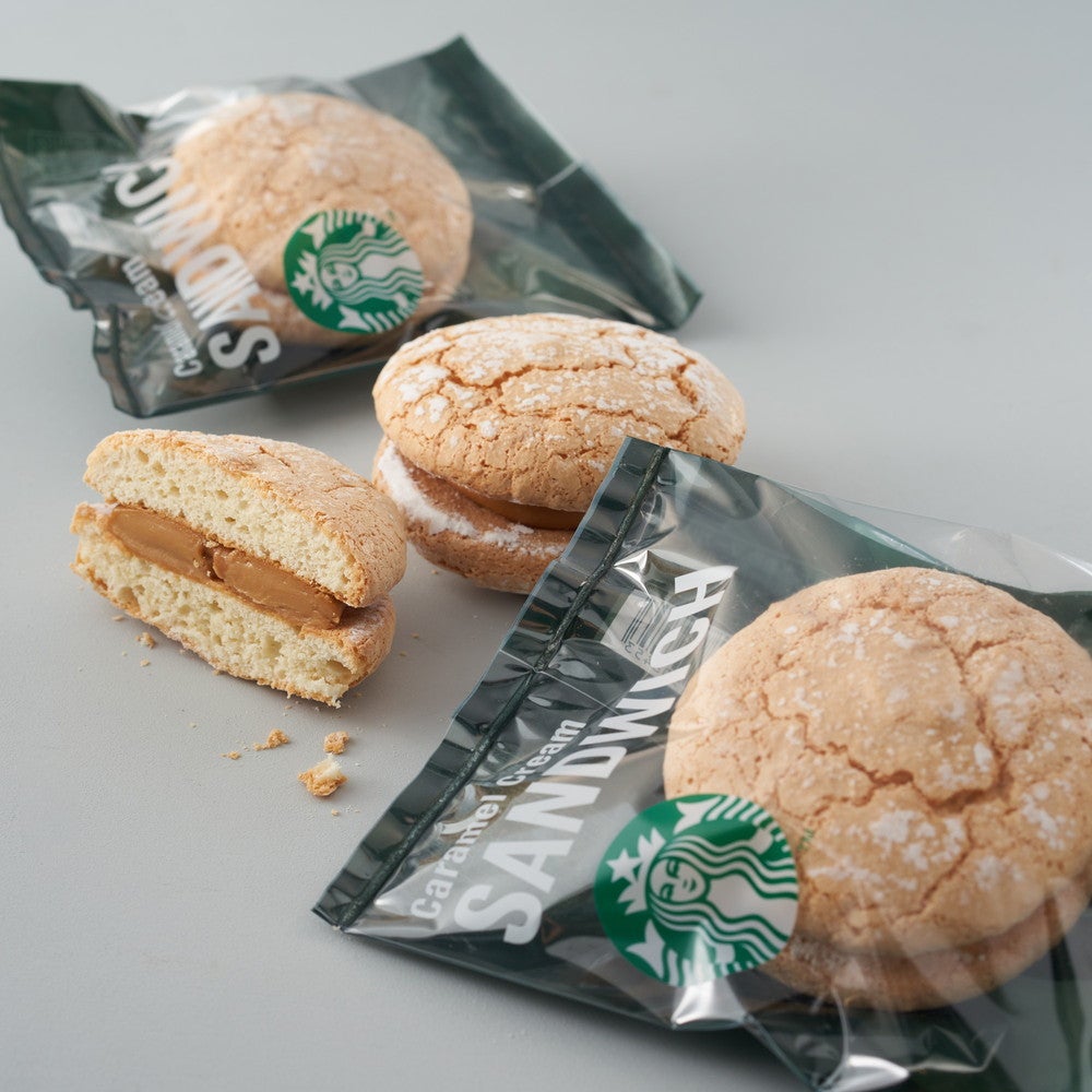 キャラメルクリームサンド¥225／画像提供：スターバックス コーヒー ジャパン
