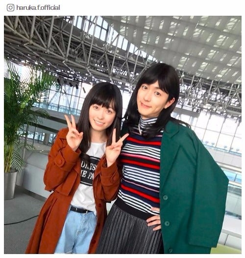 「レンタル救世主」に出演した（左から）福原遥、稲葉友／福原遥Instagramより