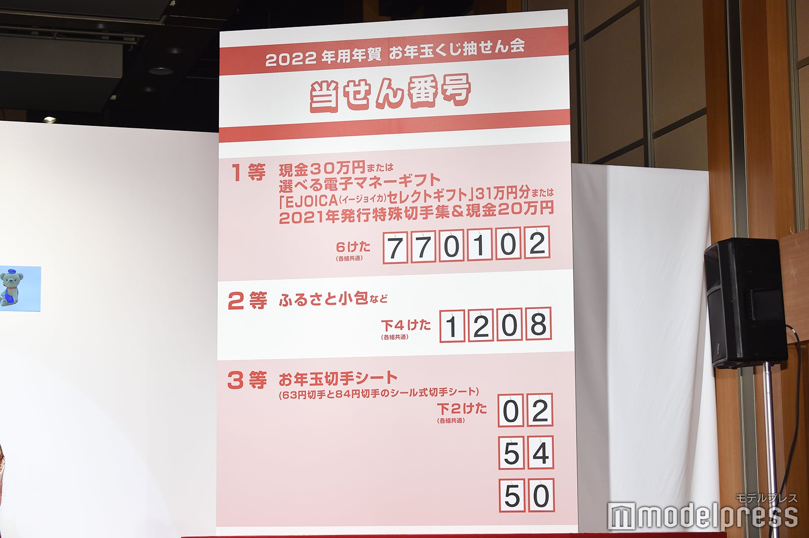 当選番号（C）モデルプレス