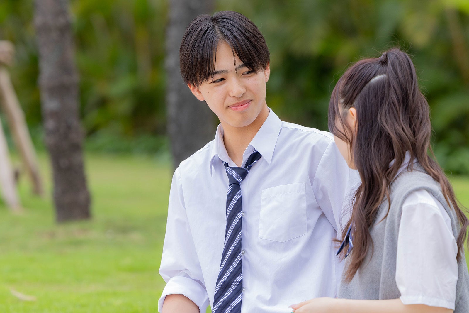 りょうすけ、めい「今日、好きになりました。ハロン編」（C）AbemaTV, Inc.