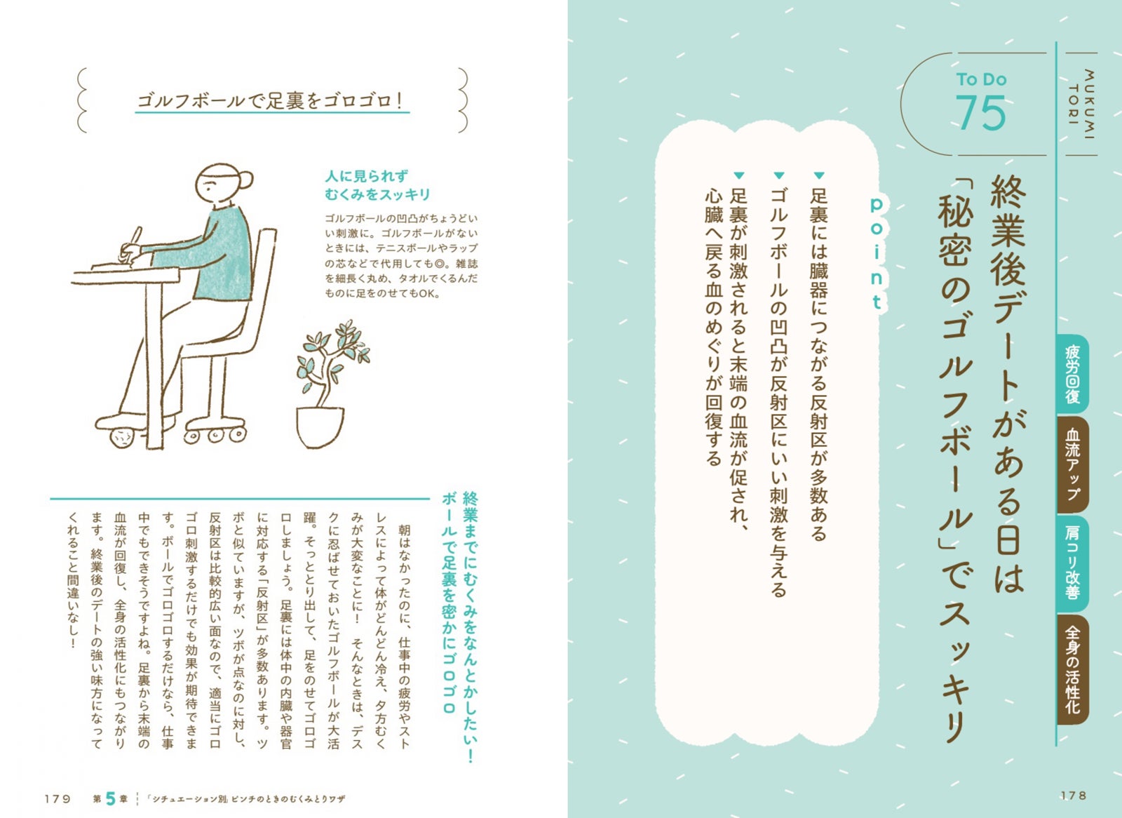 『むくみとり事典 気になる「むくみ」不調を改善する」収録ページ（C）SDP