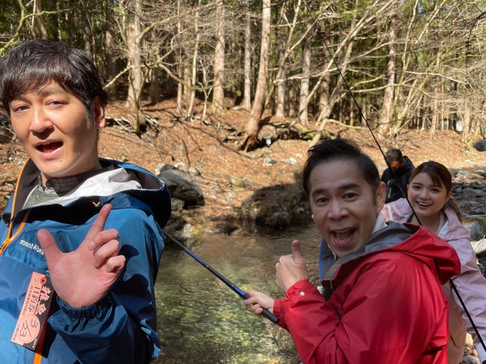 田中直樹、岡村隆史、川島海荷(C)TBS