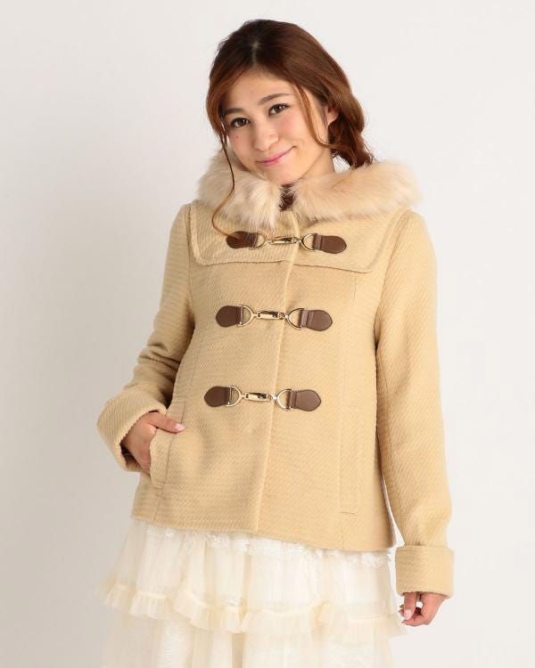 画像2 8 冬のおしゃれはコートにアリ ダッフルコート で作る可愛さ1 コーデ モデルプレス