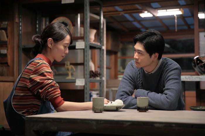 戸田恵梨香、松下洸平/「スカーレット」(C)NHK