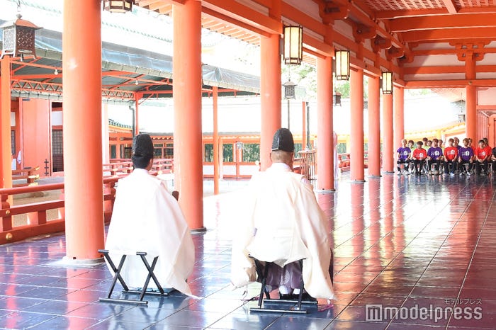 KYOTO SAMURAI BOYS御祈祷の模様 (C)モデルプレス