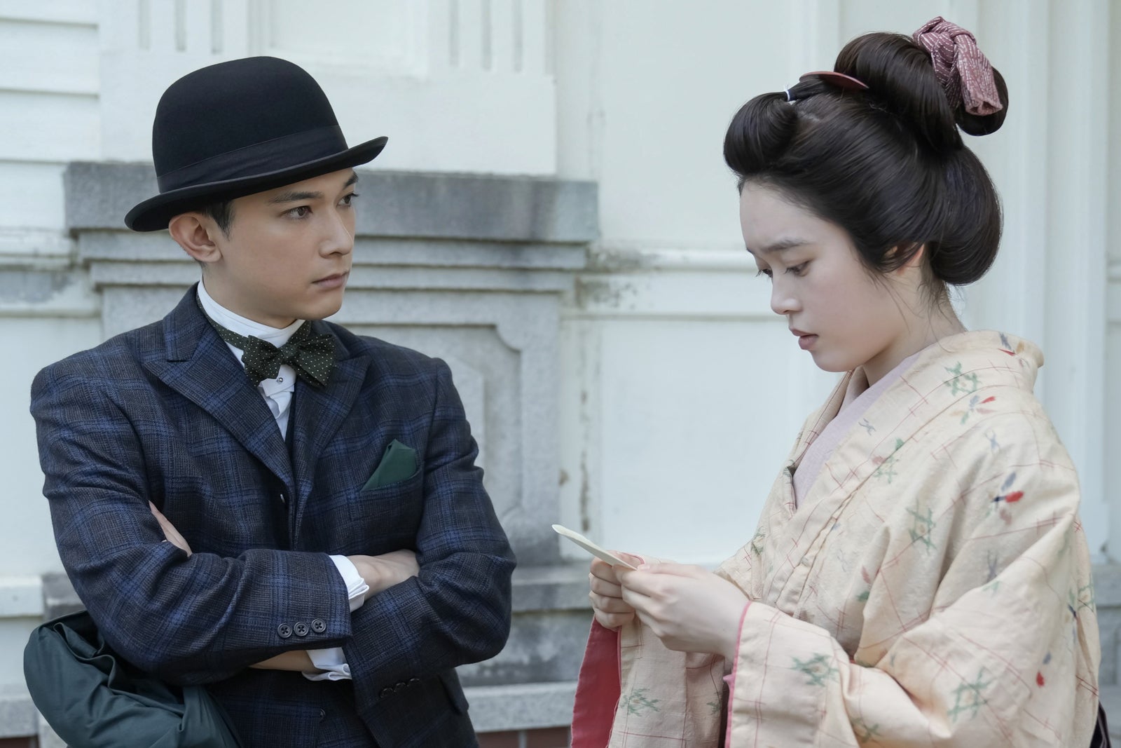 吉沢亮、高石あかり「ばけばけ」第61話（C）NHK