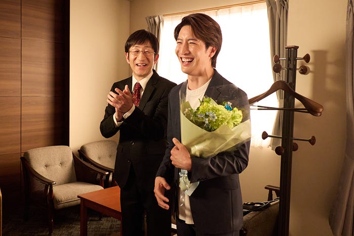 矢柴俊博、松岡卓弥「10回切って倒れない木はない」(C)日本テレビ