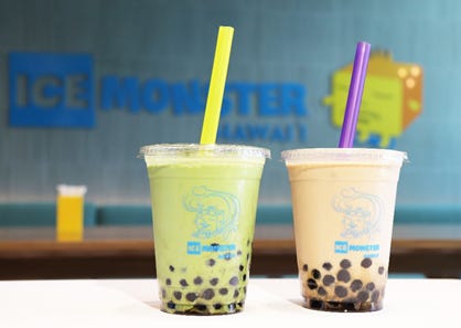 アイスモンスター「ボバ抹茶ミルク」ハワイ店限定タピオカは京都産抹茶のほろ苦フレーバー