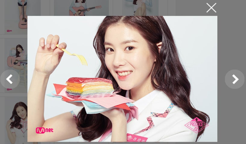 クォン・ウンビ／PRODUCE48公式サイトより