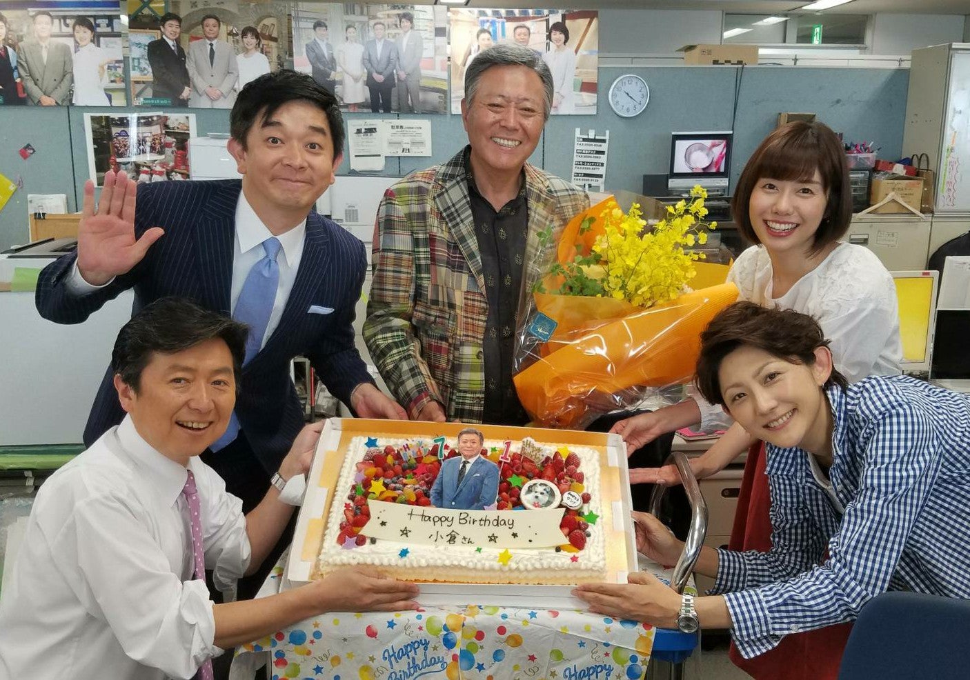 5月25日は小倉さんの誕生日でお祝いしました（提供写真）