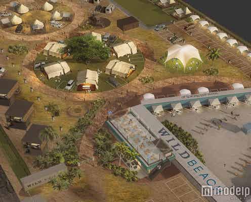 贅沢ヴィラに焚き火ソファも、「WILD BEACH」首都圏初の本格グランピング施設が誕生