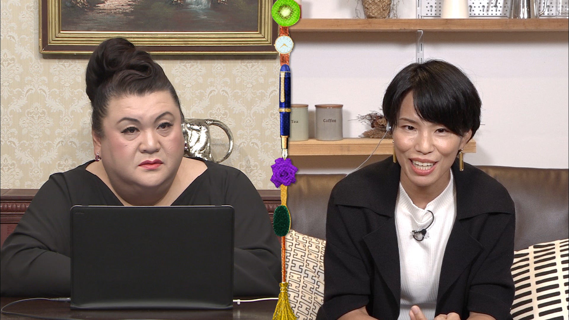 マツコ・デラックス、松本薫 （C）日本テレビ