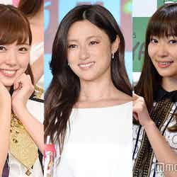 7月5日に一番読まれたニュースは？／（左から）渡辺美優紀、深田恭子、指原莉乃（C）モデルプレス