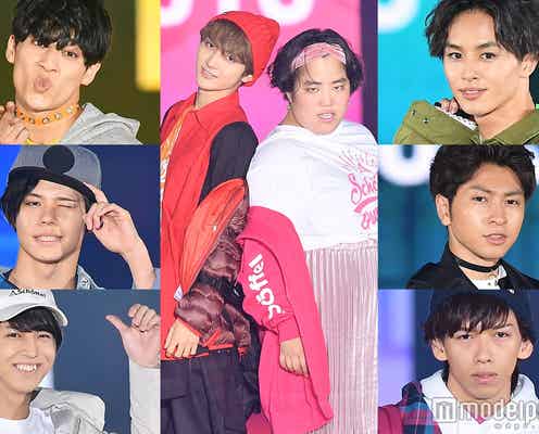 超特急ユーキ、ゆりやんレトリィバァと手繋ぎ&腕組み「超特急の人皆顔小さすぎ」 キメ顔・変顔…個性爆発なランウェイ<GirlsAward 2017 A/W>
