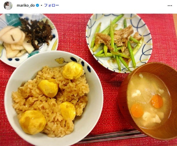 堂真理子アナInstagramより