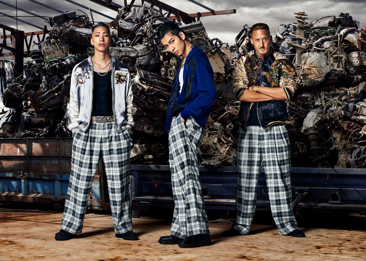 江罵羅商業高校チームビジュアル／陣、長谷川慎、今村謙斗 （C）2022「HiGH＆LOW THE WORST X」製作委員会（C）高橋ヒロシ（秋田書店）HI-AX