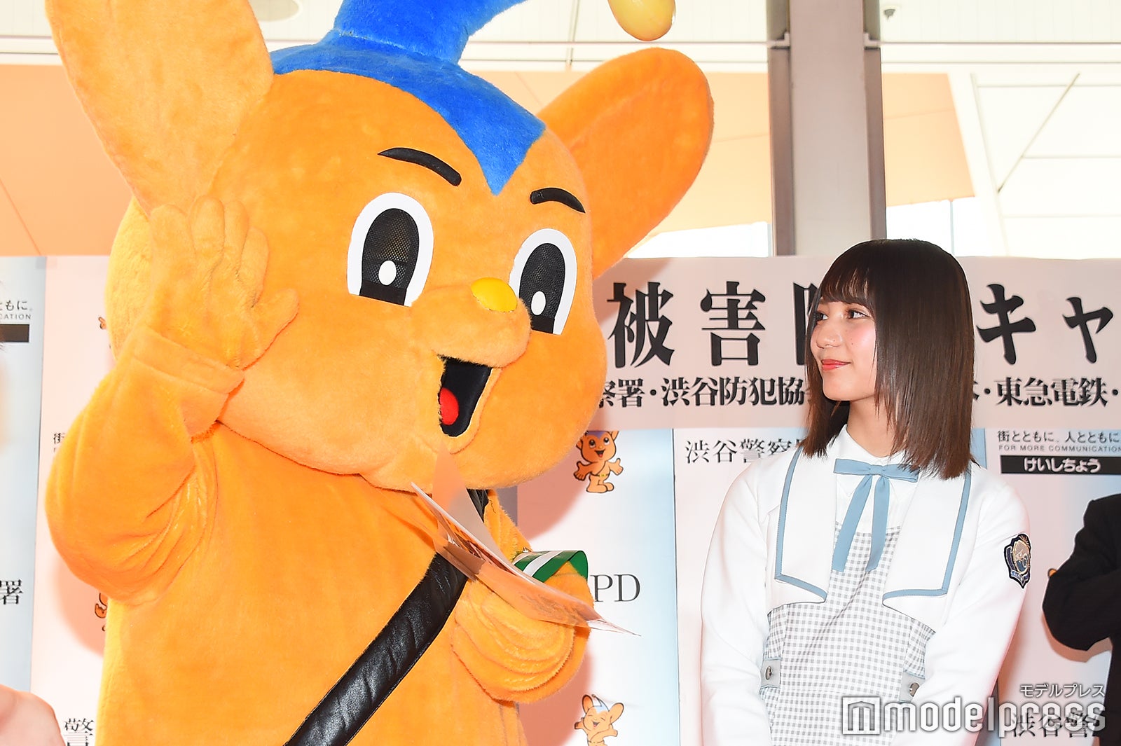 ピーポくん、小坂菜緒（C）モデルプレス