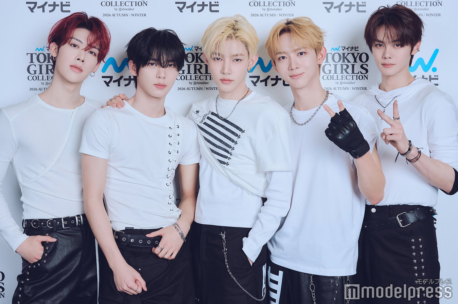 AND2BLE／リッキー、ハン・ユジン、ジャン・ハオ、ユ・スンオン、キム・ギュビン（C）モデルプレス