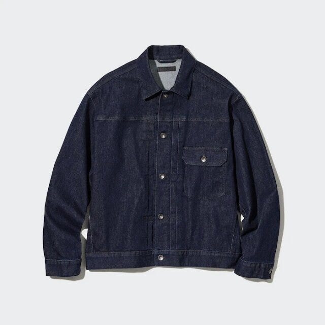 ユニクロ　uniqlo　レディース　おすすめ　オススメ　コスパ　2023　春　アウター　春アウター　デニムジャケット　デニム　ジージャン　Gジャン　メンズ