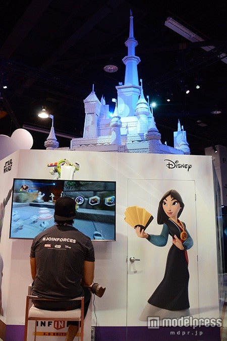 ディズニーのゲームに関するブース