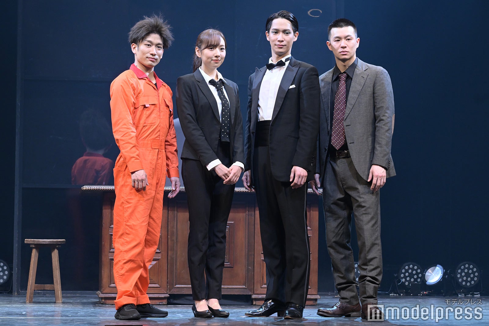 一色洋平、新内眞衣、味方良介、高橋龍輝（C）モデルプレス