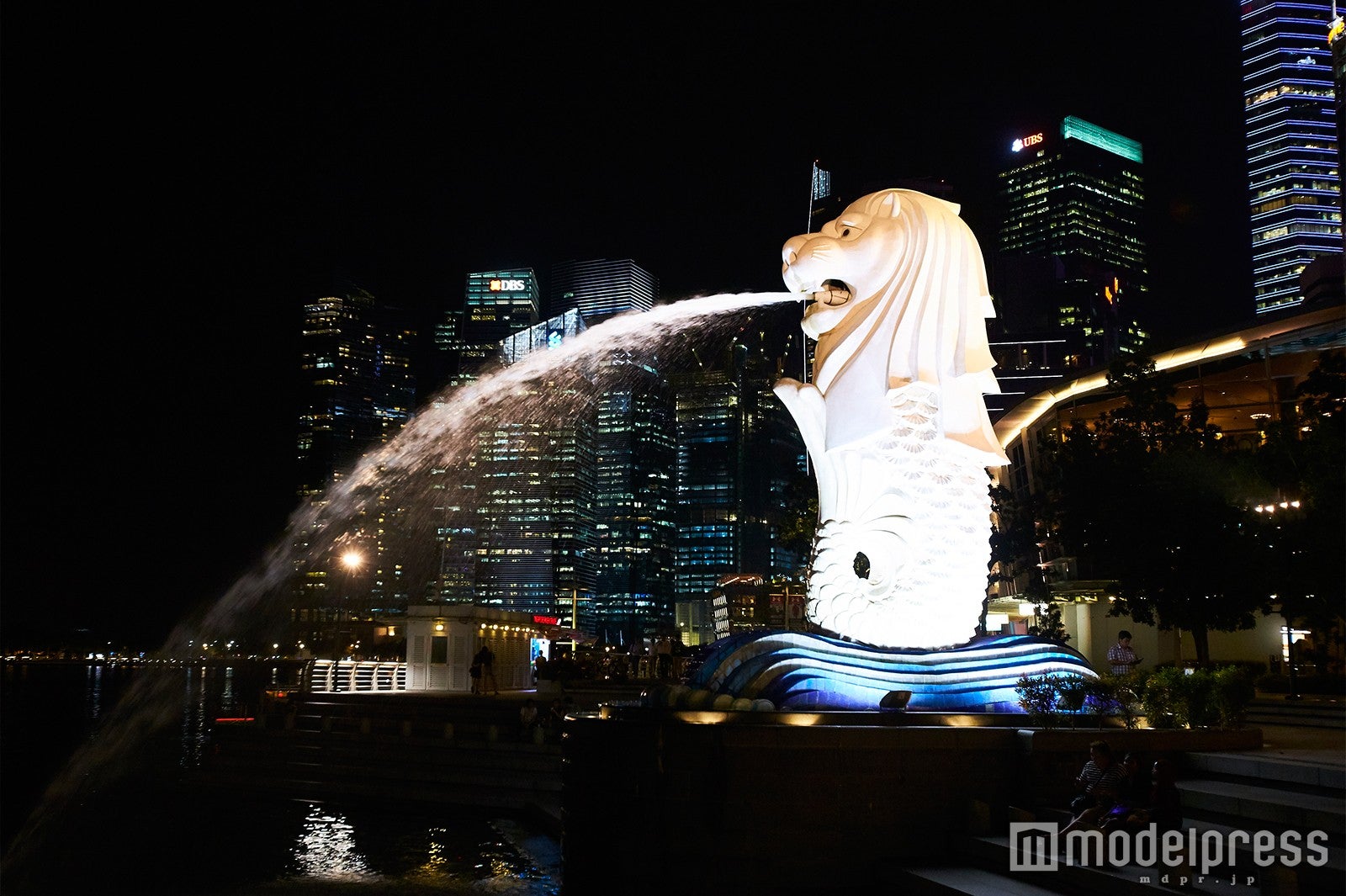 夜のマーライオン（C）モデルプレス