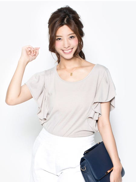 フリルカットソー「DEPARTMENT」¥2,980(税込)