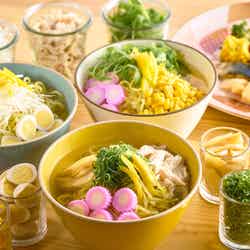 【朝食】ゆず塩ラーメン × 「ゆずしぼり」(提供画像)