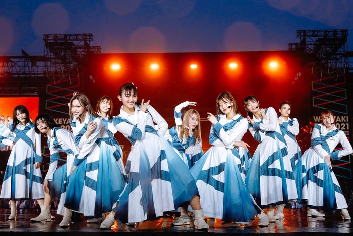 櫻坂46『W-KEYAKI FES.2021 DAY-1』/撮影:上山陽介