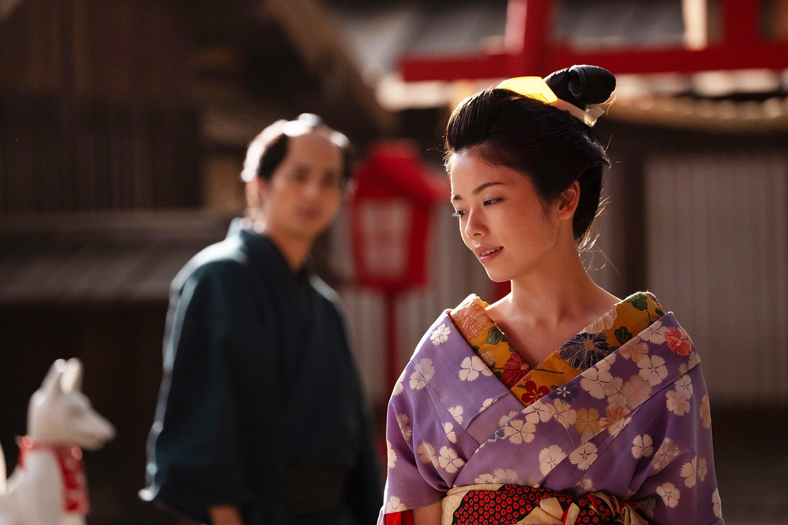 横浜流星、小芝風花「べらぼう～蔦重栄華乃夢噺～」第7話（C）NHK