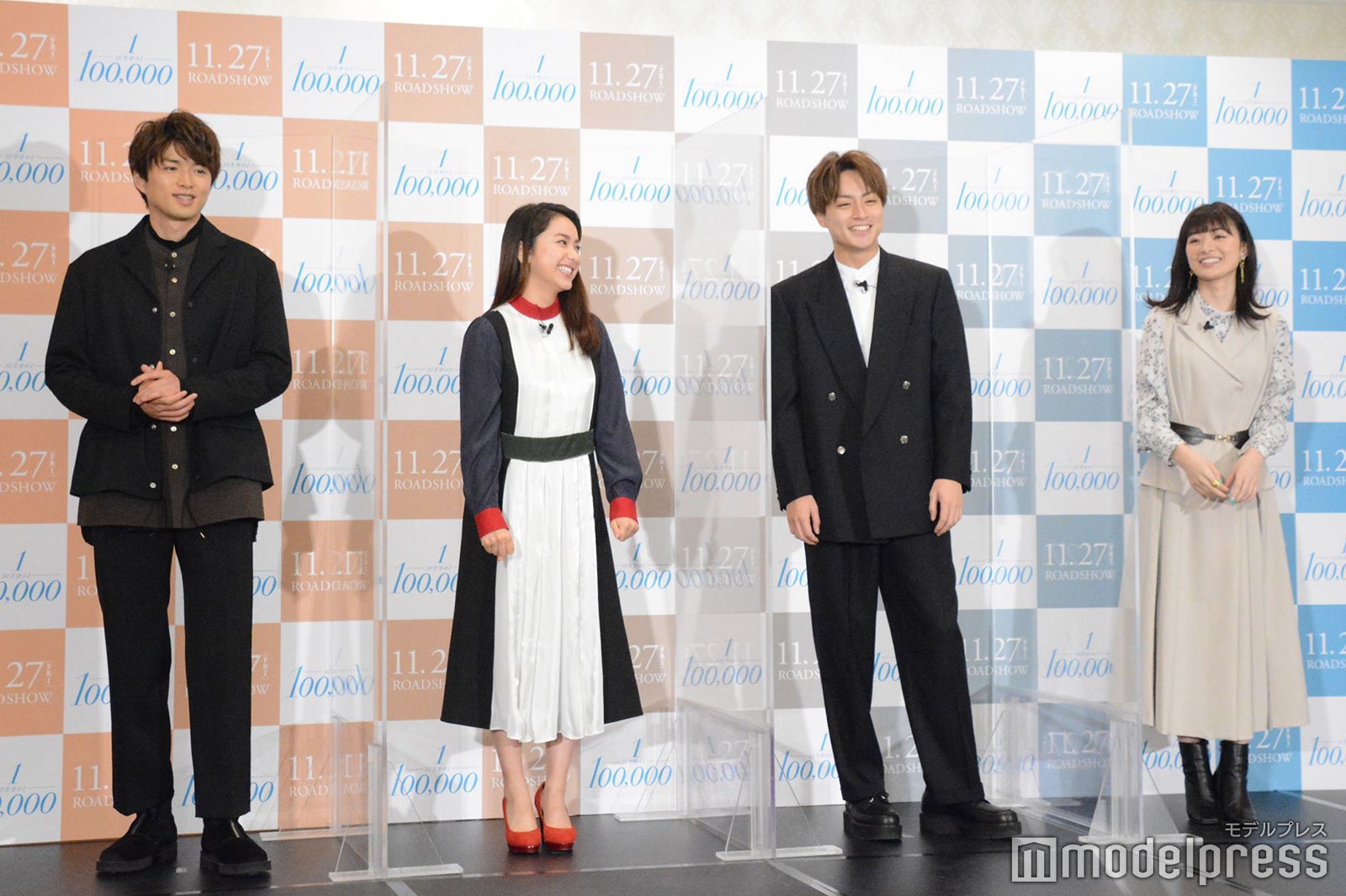 白洲迅、平祐奈、白濱亜嵐、優希美青 （C）モデルプレス