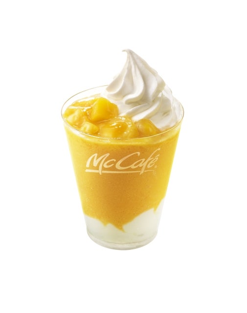 クリーミー杏仁マンゴースムージー／画像提供：日本マクドナルド株式会社