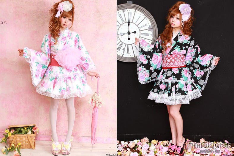 裾のフレアがラブリーなドレス浴衣も登場