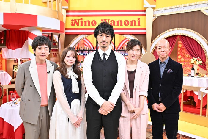 二宮和也、森香澄、斎藤工、ヒコロヒー、小峠英二(C)TBS