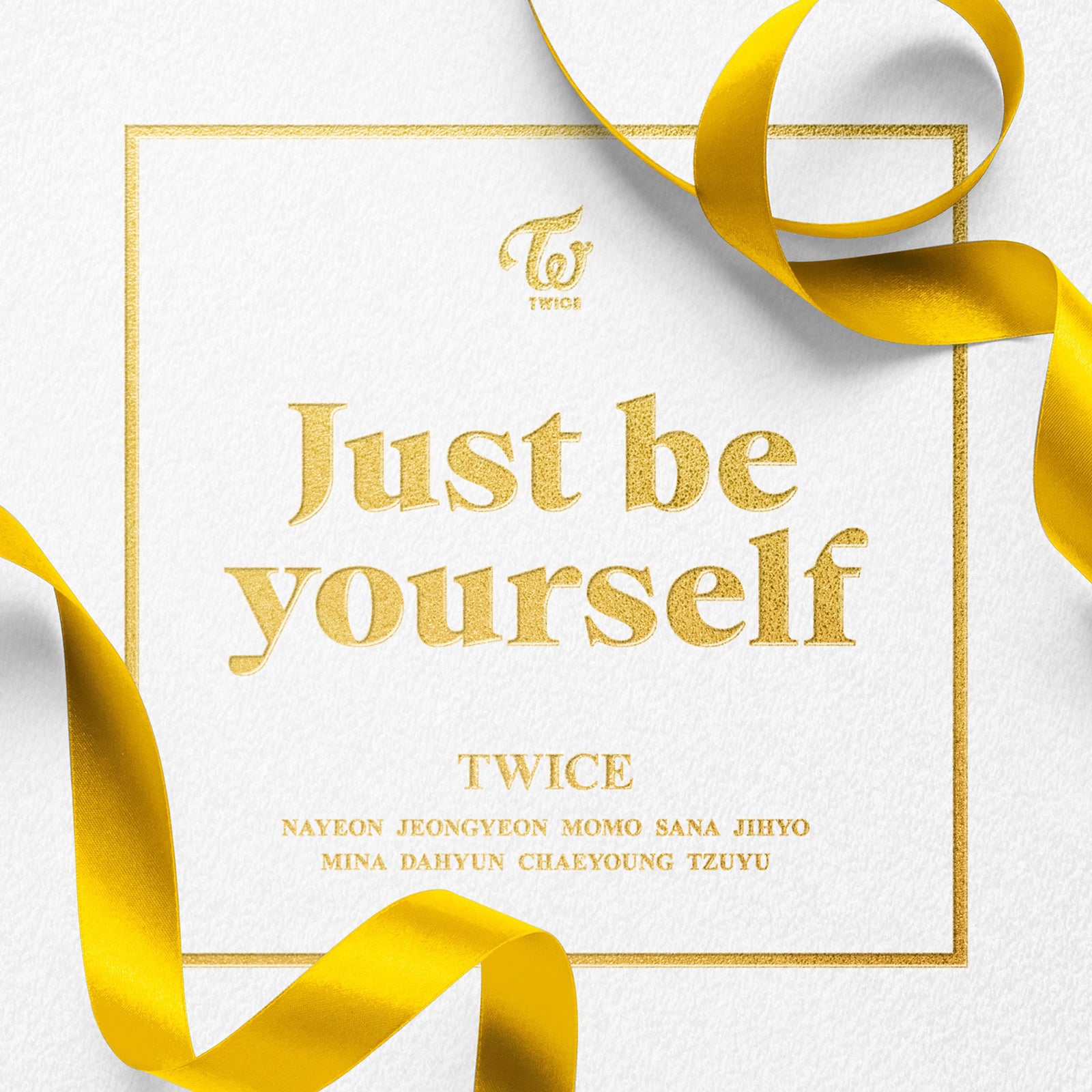 TWICE「Just be yourself」ジャケット （提供写真）