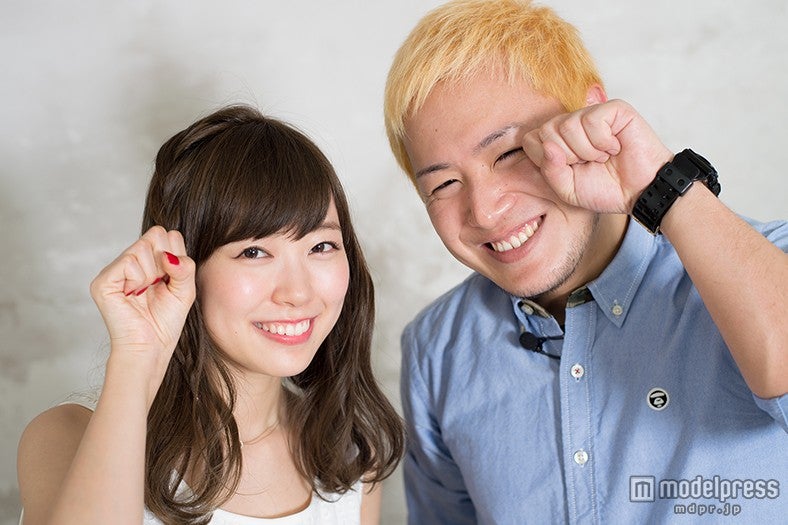 （左から）渡辺美優紀、一輝くん