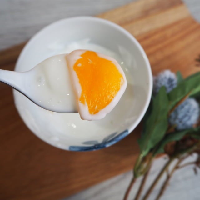 カルディドライマンゴーをヨーグルトに漬け込んだらとろとろに