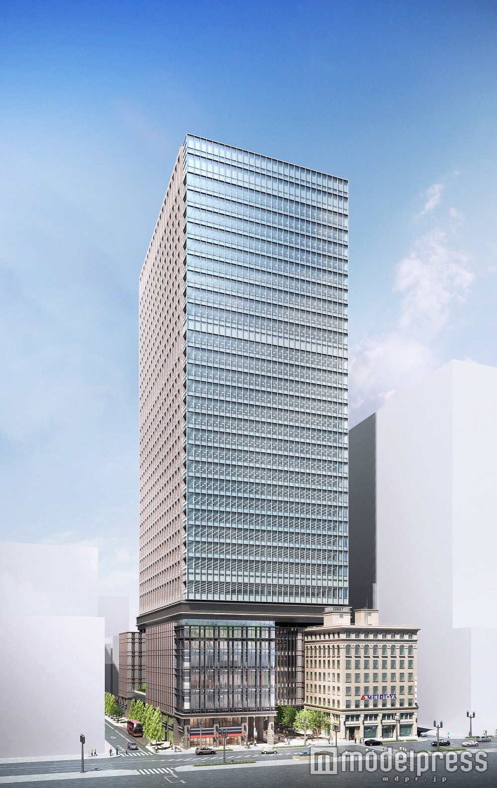 「京橋エドグラン」外観イメージ／画像提供：日本土地建物