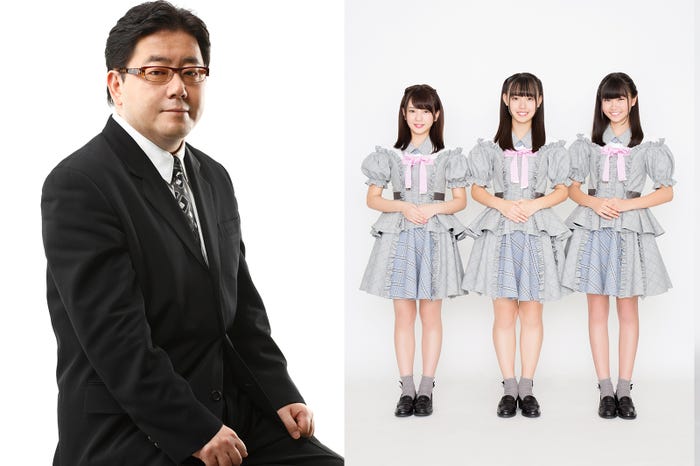 秋元康(画像提供:テレビ朝日)×シュークリームロケッツ(C)ラストアイドル製作委員会