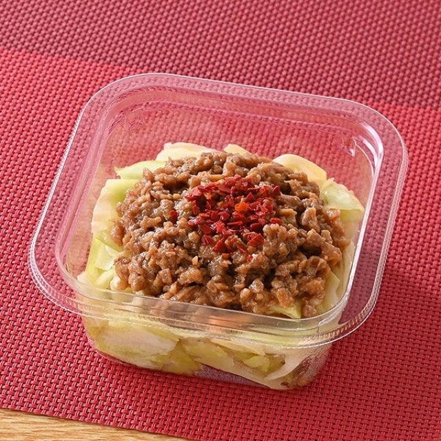 ファミリーマート 2025年7月 新作 ファミマの甘辛みそダレの肉みそキャベツ