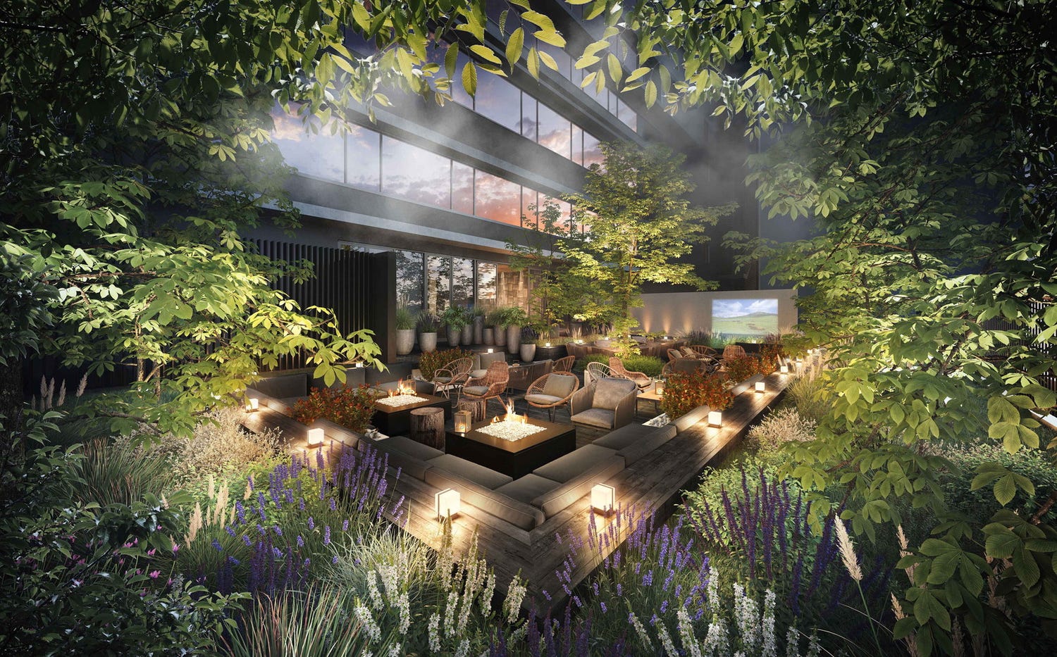 福岡の繁華街で“自然に癒される”ホテル「ザ ロイヤルパーク キャンバス 福岡中洲」開業