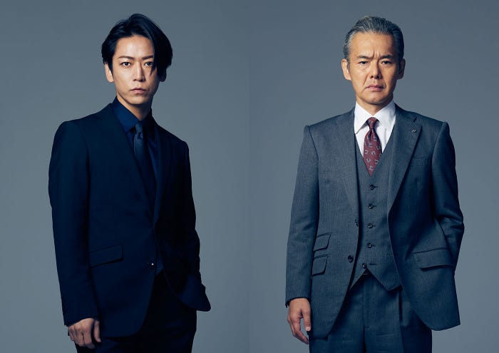 亀梨和也、渡部篤郎(C)WOWOW