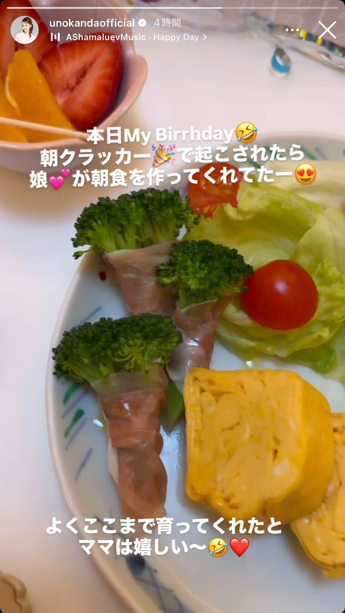 神田うのInstagramストーリーズより