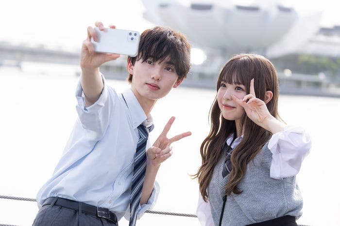えだはる、りょうか「今日、好きになりました。-卒業編2023-」第1話(C)AbemaTV, Inc.