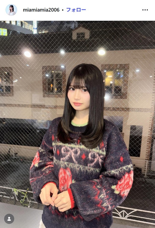 藤田みあInstagramより