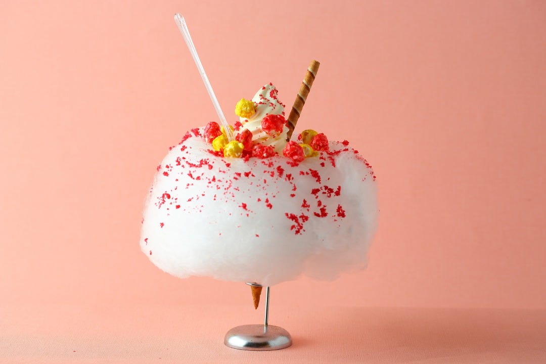 原宿に「コットンキャンディーアイス」が上陸 ロンドンで流行中のふわふわ×ひんやりスイーツ