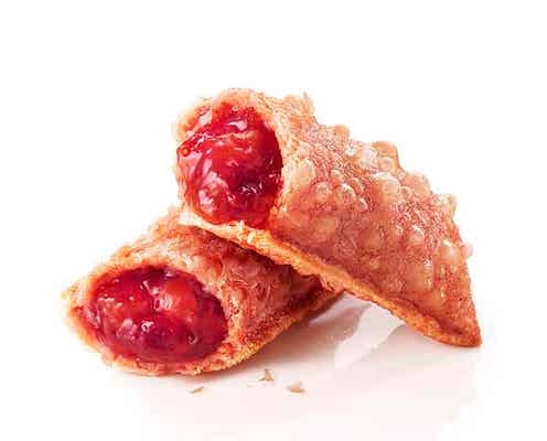 マクドナルド「ホットストロベリーパイ」サクサク生地にいちご果肉フィリングがたっぷり