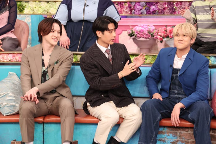 岩崎大昇、猪狩蒼弥、佐々木大光(C)フジテレビ