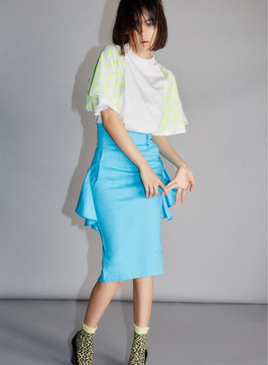 Tops ￥14,000、Skirt ￥22,000／FACETASM（C）TOPLOG